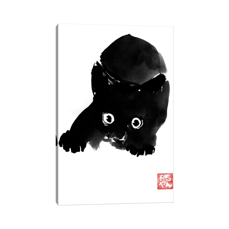 Fear by Péchane - Print on Canvas, Wrapped Canvas, 30.48 cm H x 45.72 cm W