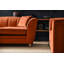 Laverton 3 Seater Velvet Flared Arm Sofa-1720207690