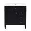 Meuble-lavabo de salle de bain moderne de 30 po-1361392322