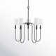 Sanibel 5 Light Metal Dimmable Chandelier