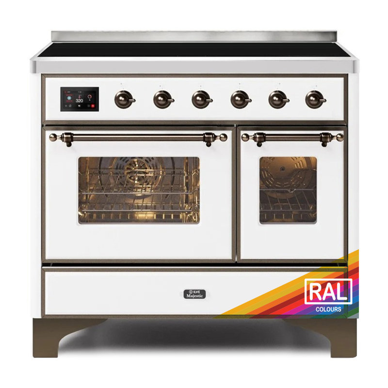 Majestic II 40" 3.82 cu.ft. Freestanding Electric with Convection Oven, RAL/Brass