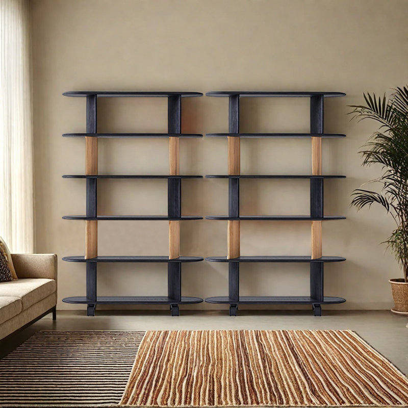Bibliothèque simple à plusieurs niveaux de style européen
