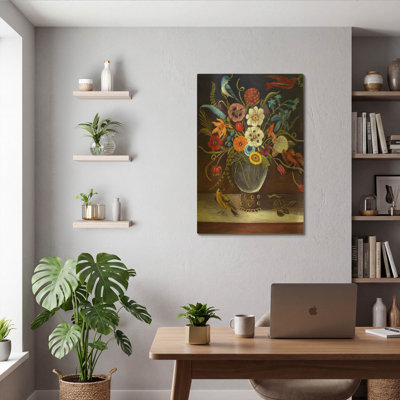 'Be Still Life' By Catherine A Nolin Gold Metal Wall Art, 24" x 36"