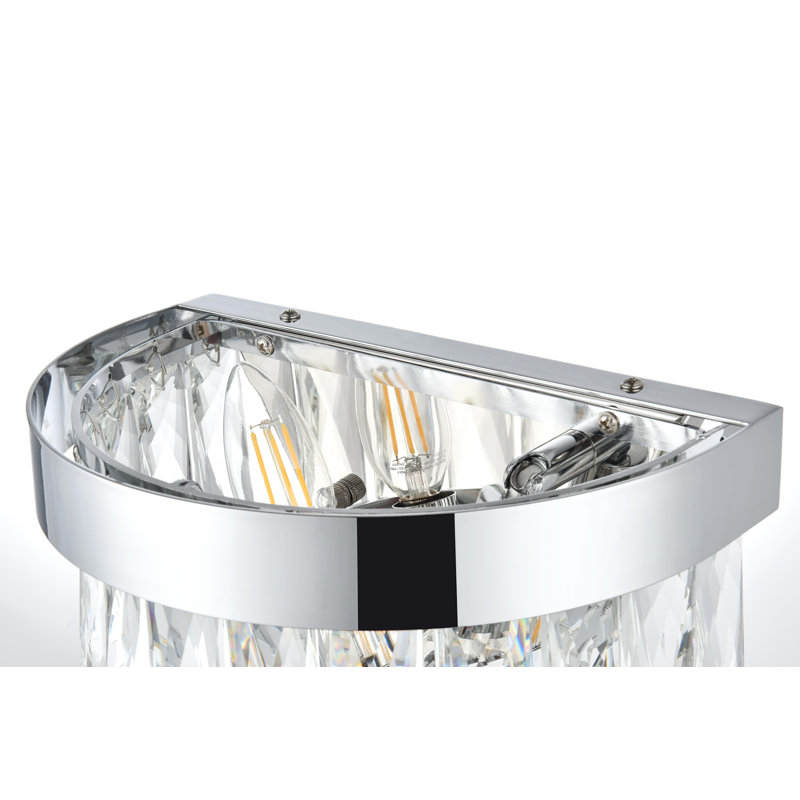 Applique murale 10 pouces Iva , Chrome chrome