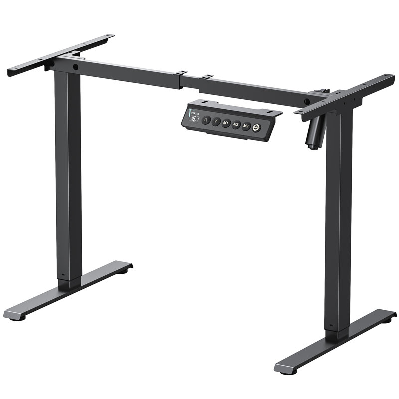 Essential Electric Height Adjustable Standing Desk Frame, Black