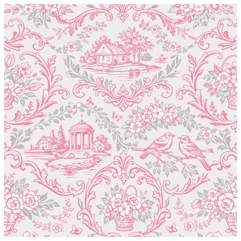 Housses de couette en tissu rose gris, Queen