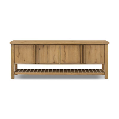 Dalton Media Console-Aged Natural Oak