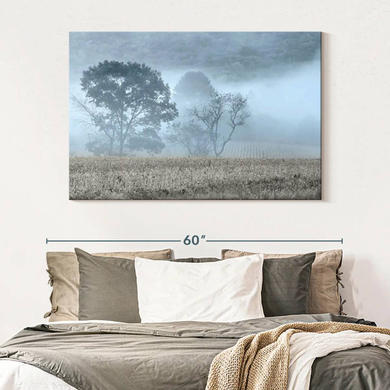 Alvord Blue Misty Morning, H 34 po x l 51 po