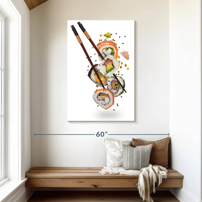 Yarlin Japanese Sushi, 45" H x 30" W