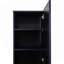 Garde-manger standard, armoire haute, armoire autoportante avec une porte et deux tiroirs pour la cuisine, la salle à manger, noir-132907545