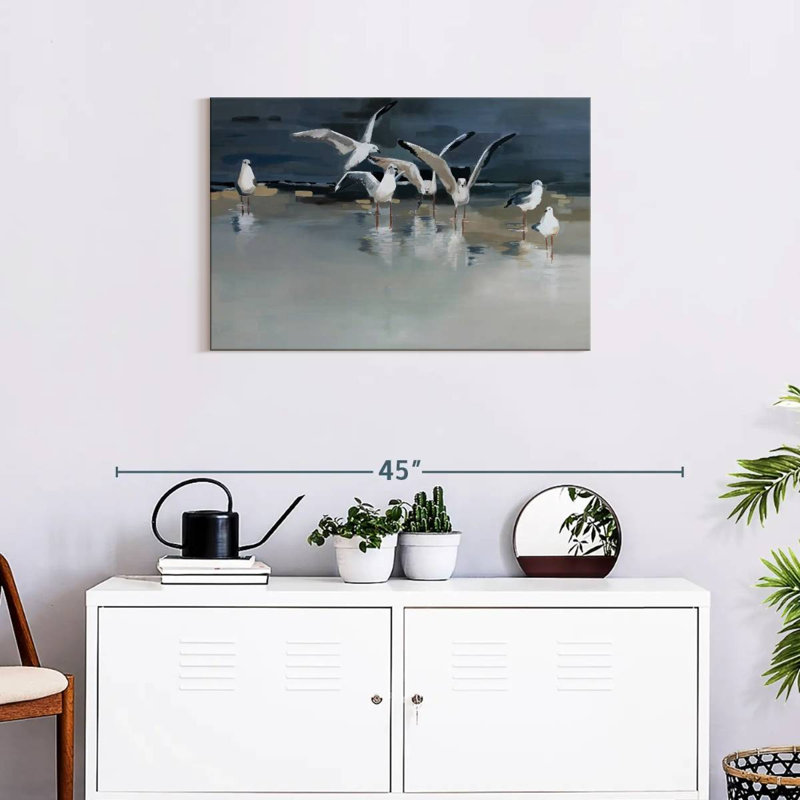 Seagulls Serenity, 20" H x 30" W