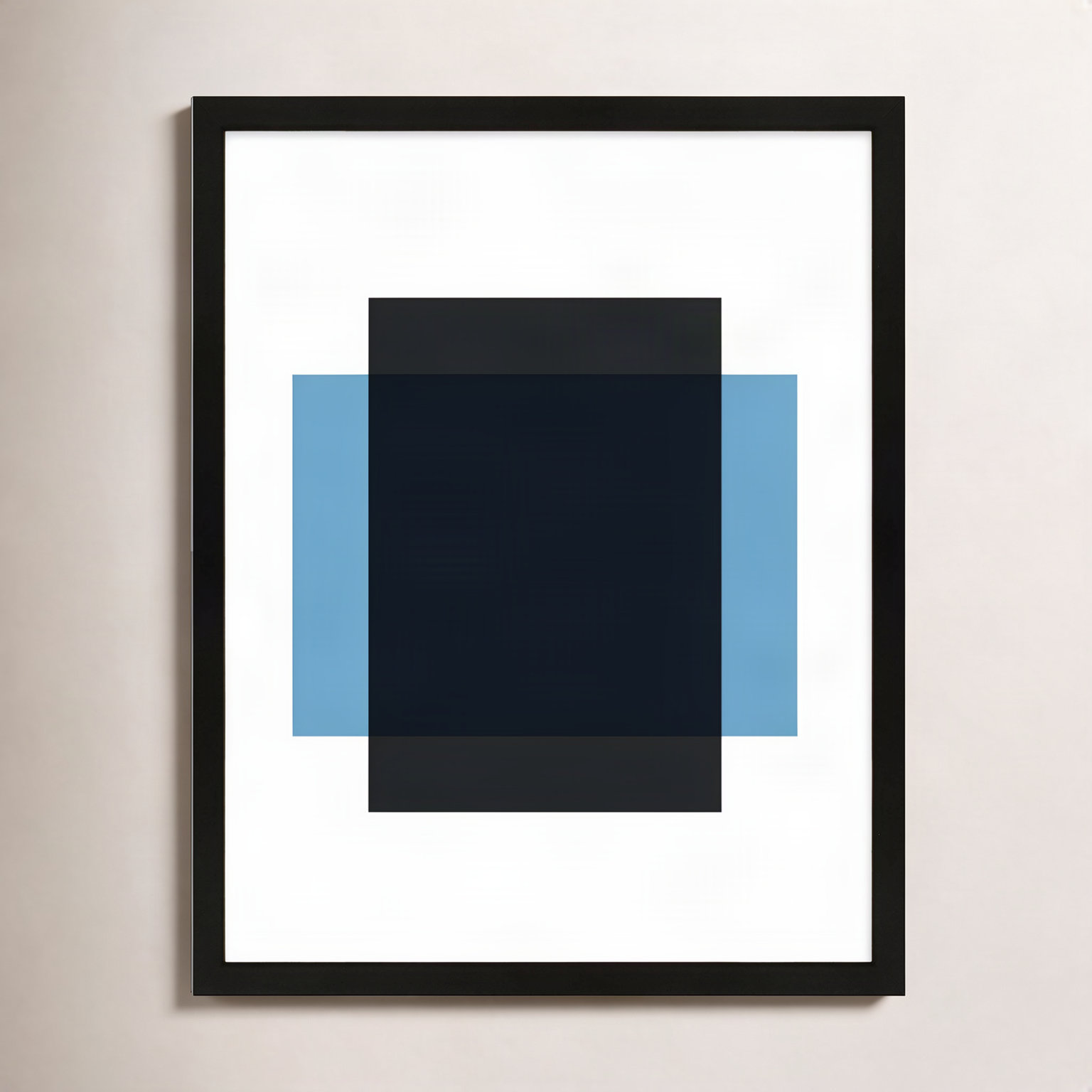 Black & Blue 1 by Jacques Pilon, 30" H x 24" W 