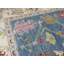 Tapis oriental turc bleu noué à la main 10 pi 4 po x 14 po 27ACD61D7F58446FAD2AA17DECEF375D