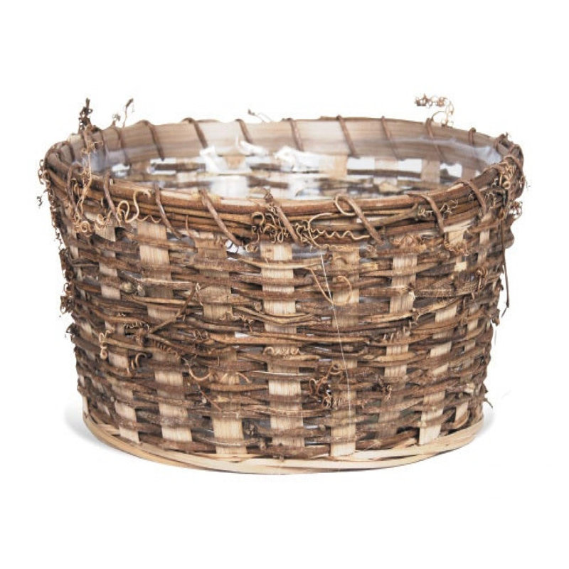 Woven Vine Basket, 4" H x 10" W x 10" D