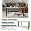 Table basse Easy Twist Assemblage en brun-1847721510