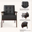 Chaise d'appoint en lin beige-1393147796