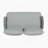 Steel Loveseat and Table-1985291062