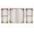 Triptych 3-piece Textured Canvas Wall Art Set