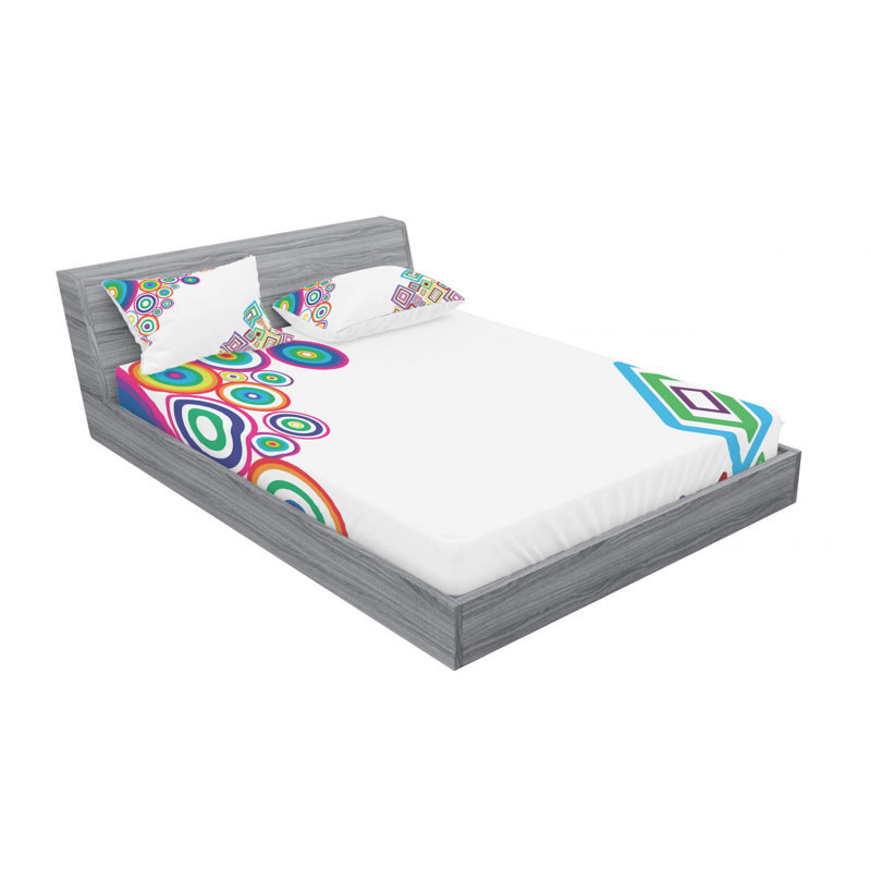 Microfiber Sheet Set, Full/Double Sheet Set with Fitted Sheet