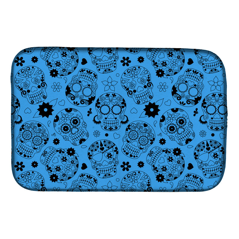 Jour du tapis de séchage mort, Bleu