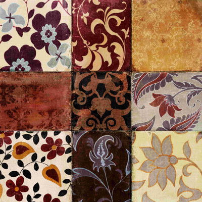 Carreaux dorés bruns