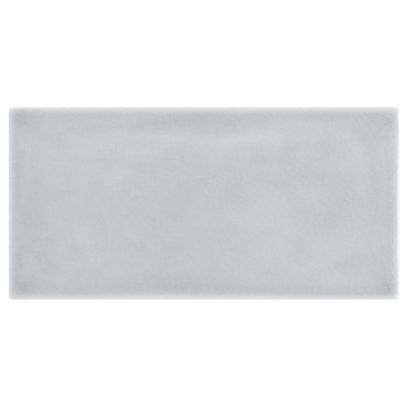 Nabi Subway 4.5x9 Subway Polished Glass Tile, Arctic Blue