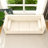78.5" Cream White Faux Leather Sofa Couch for Living Room, Luxury Button Tufted 3 Seater Sofa with Gold Metal Legs and Bolster Pillows, Modern Mid Century Couch for Apartment, Bedroom and Office