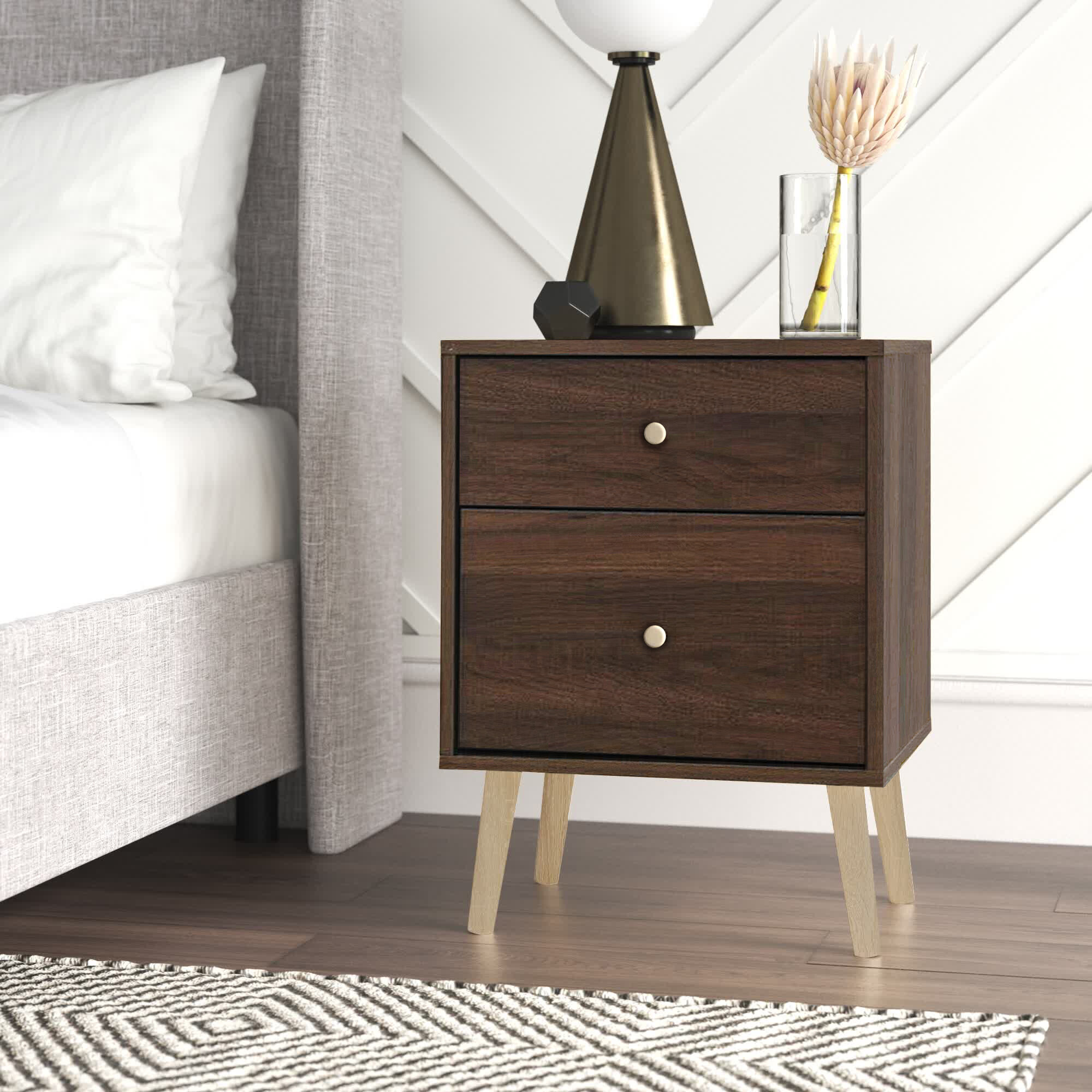 Mercury Row® Vansant Nightstand & Reviews