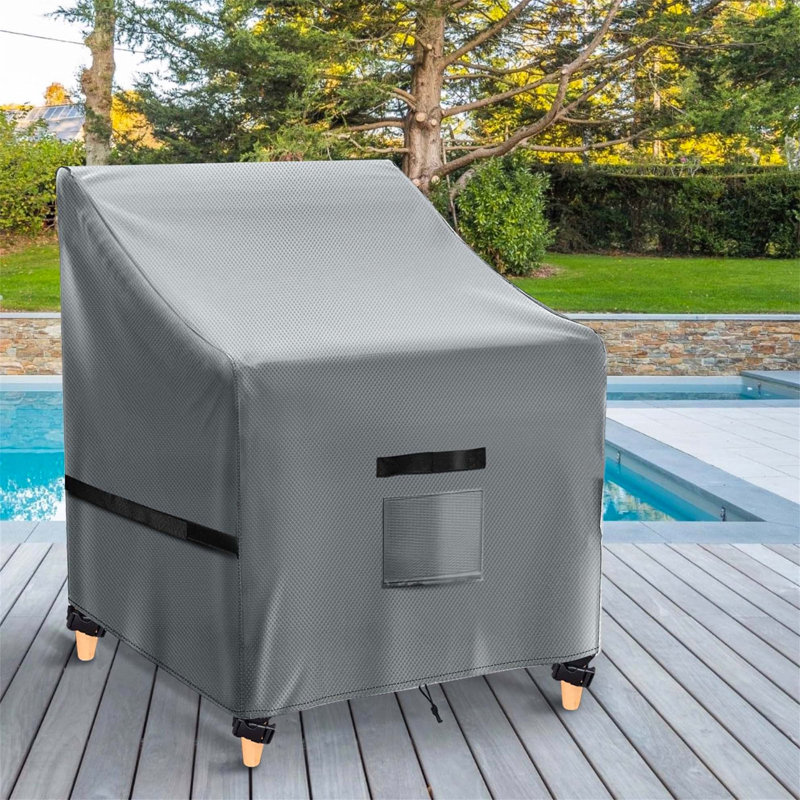 Ceceilia Outdoor Patio Chair Cover, Grey