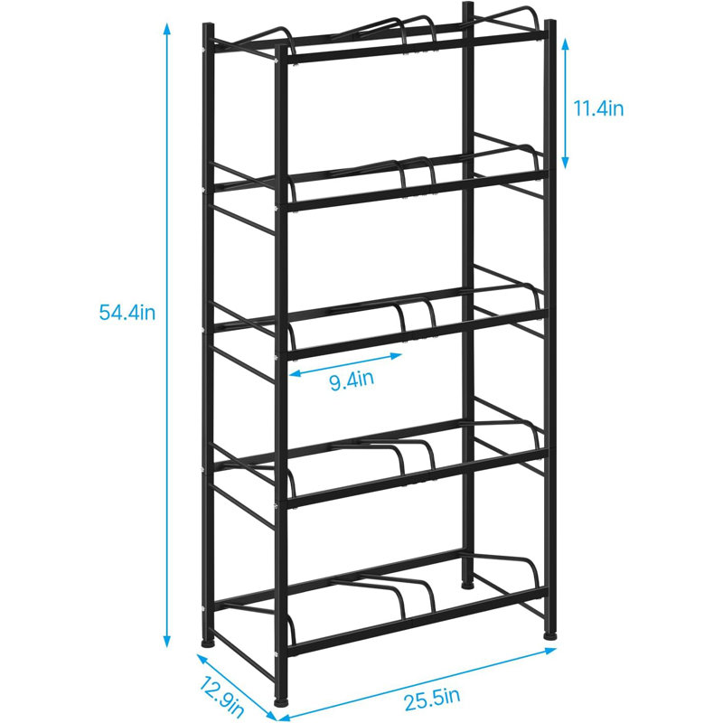 Cage pour bouteilles Rebrilliant Syren, Noir