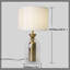 Lampe de chevet en verre Modern Glam