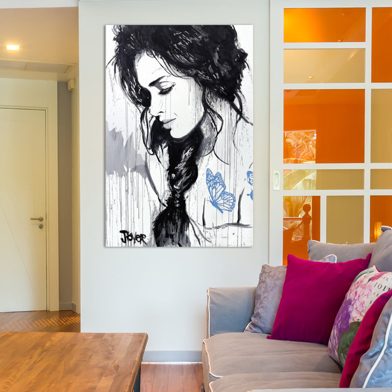« the tatouage », impression sur toile tendue, H 26 po x l 18 po x P 1,5 po