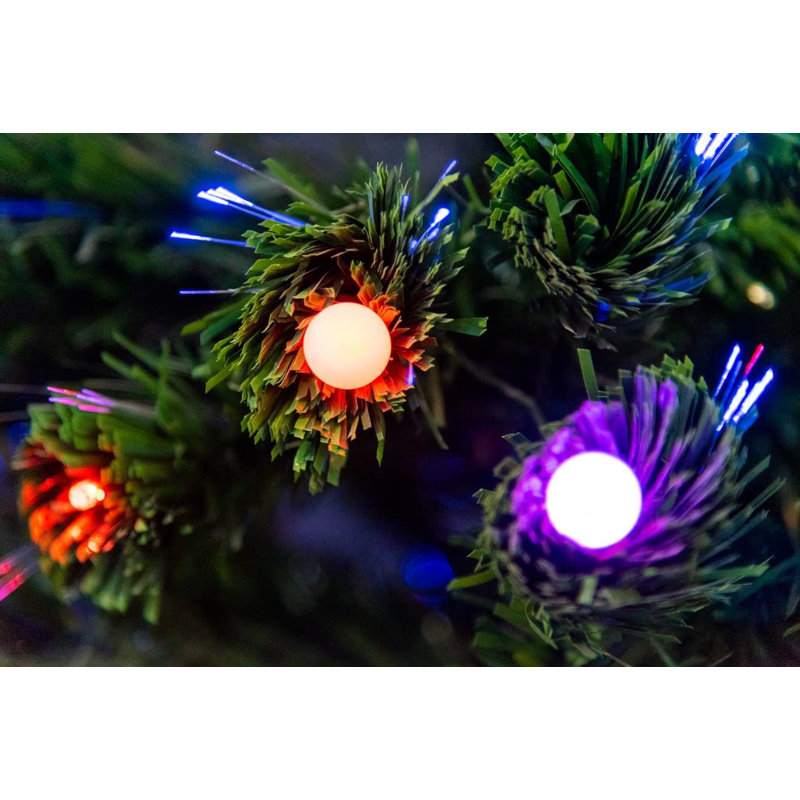 Lighted Artificial Christmas Tree, 2 ft.