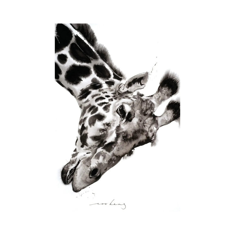 Giraffe by Soo Beng Lim - Wrapped Canvas Gallery-Wrapped Canvas Giclée