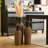Hand-Woven PVC Rattan Vases Set of 3