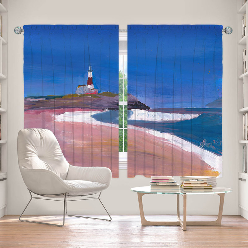 Agetina Room Darkening Curtain Pair, 56" W x 78" L