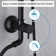 Wall Mounted Exposed Shower Faucet with Anti-Scald Pressure Balance Valve