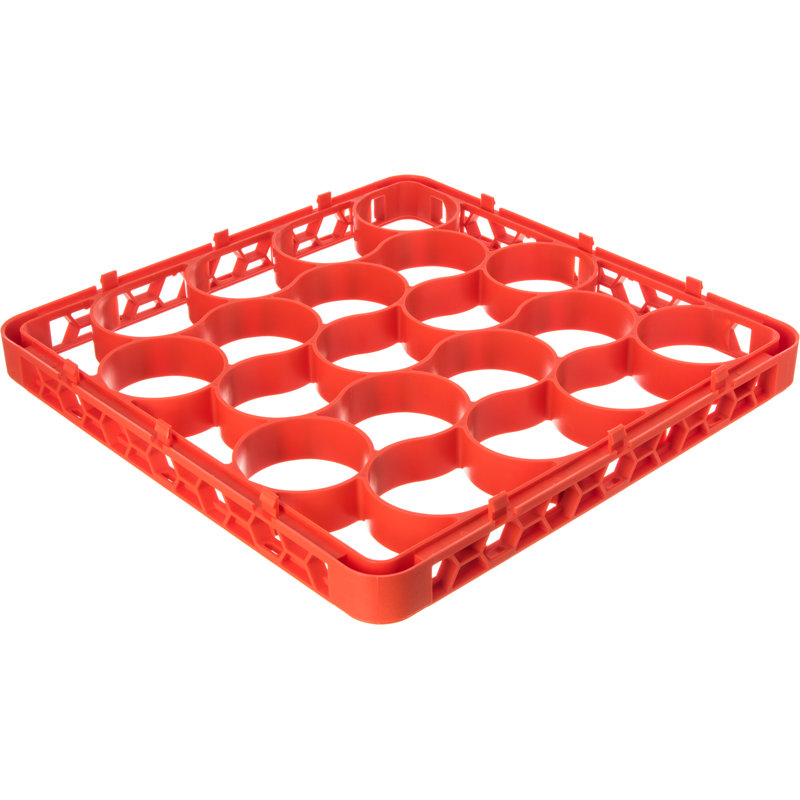 Support court en verre, Orange