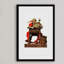Père Noël à son bureau par Norman Rockwell - reproduction de cadre photo-1875680070