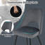 Dennet 51cm H Metal Side Chair in Grey