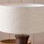 Aditi Dark Brown Curved Terracotta Table Lamp