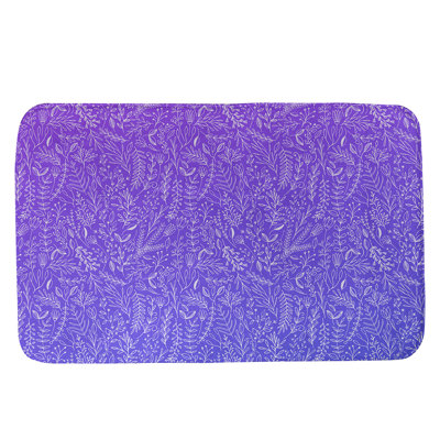 Tapis pour salle de bain floral ditsy Leffel