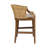 Lily Pond Playa Handcrafted Rattan & Wood Counter Stool 25" H-93419546