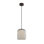 Luminaire suspendu tambour 1 lumière DEL Nans