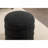 006-Soft Boucle  Round Ottoman Footrest Stool,Black-1857471247