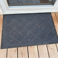 NOTRAX Low Profile Water Trap Door Mat, Mat Guzzler™ 3X4 Slate