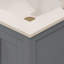 Meuble-lavabo simple 24 po avec plateau en quartz blanc Rooh-101808822-101808824