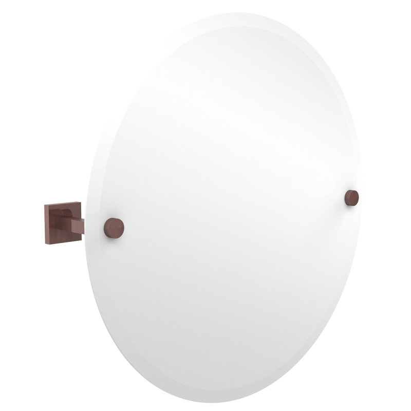 Haranu Wall Mirror with Shelves, Antique Copper