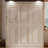 Queen Size Murphy Bed With LED, Beige