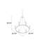 Lustre de roue de style bougie 6 lumières Lopes